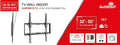 Supporto TV da Parete Fisso Inclinabile (Tilt Extra Slim) per TV da 32" a 55" - Carico Max 35 kg