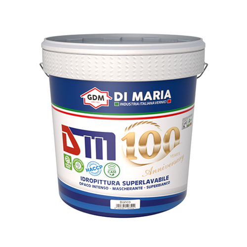idropittura superlavabile DM100 del Colorificio Giuseppe Di Maria