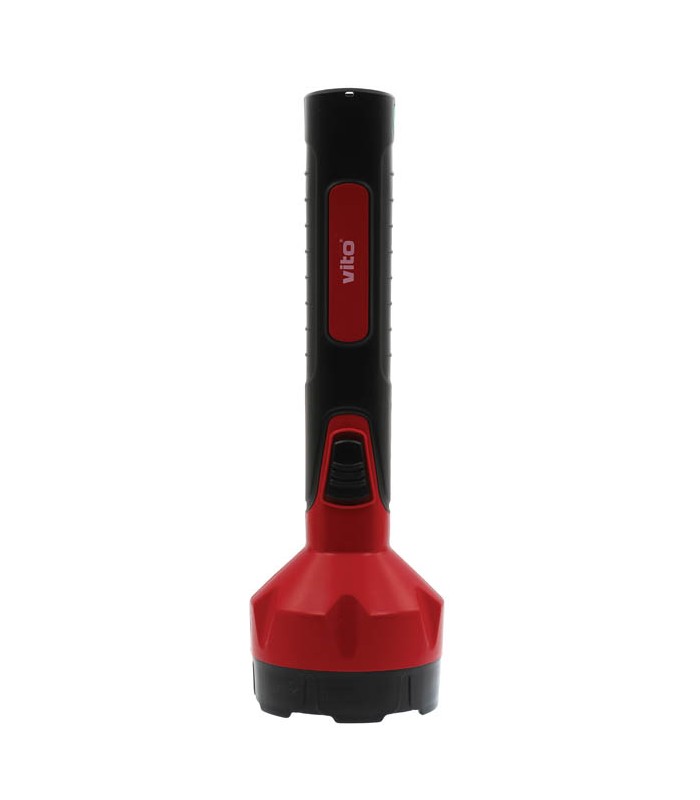 Torcia ricaricabile Lampas-13 5W+2W 445Lm 6000K (Bianco freddo) Nero e Rosso 5000470 VITO