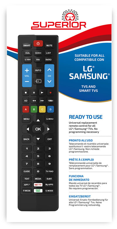 Il telecomando universale per Smart TV LG e Samsung